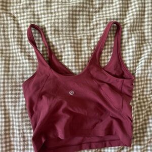 Lululemon Burgundy Align Tank